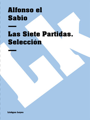 cover image of Las Siete Partidas. Selección
